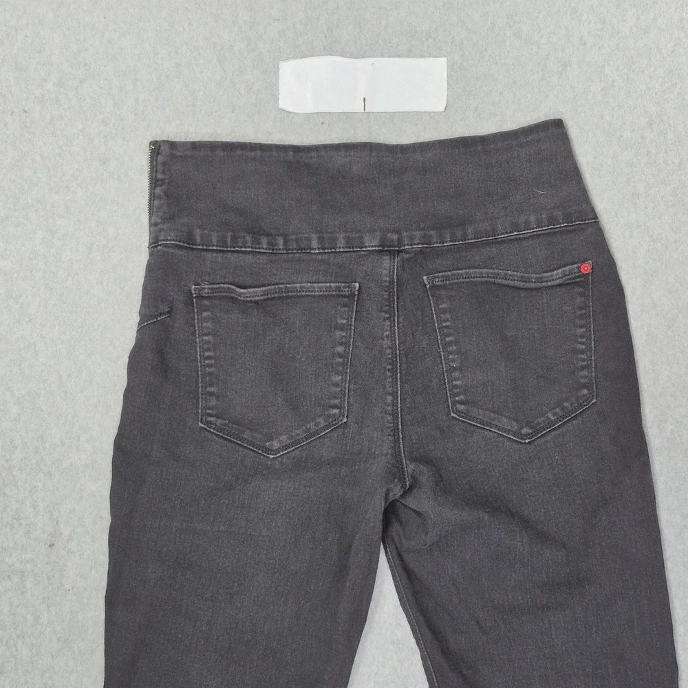 Spanx‎ Women Jeans M Black Denim Pants High Rise Skinny Slim 28